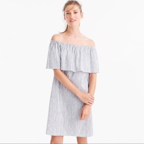 J.Crew Off-the-shoulder Dress - Picture 1 of 3